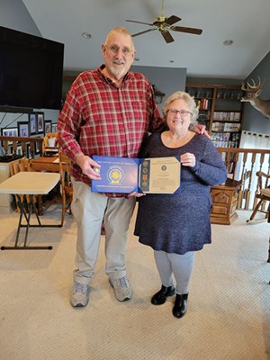 Honorary Partner ceremony for PA VVA Chapter 1008 by Octorara Chapter NSDAR.